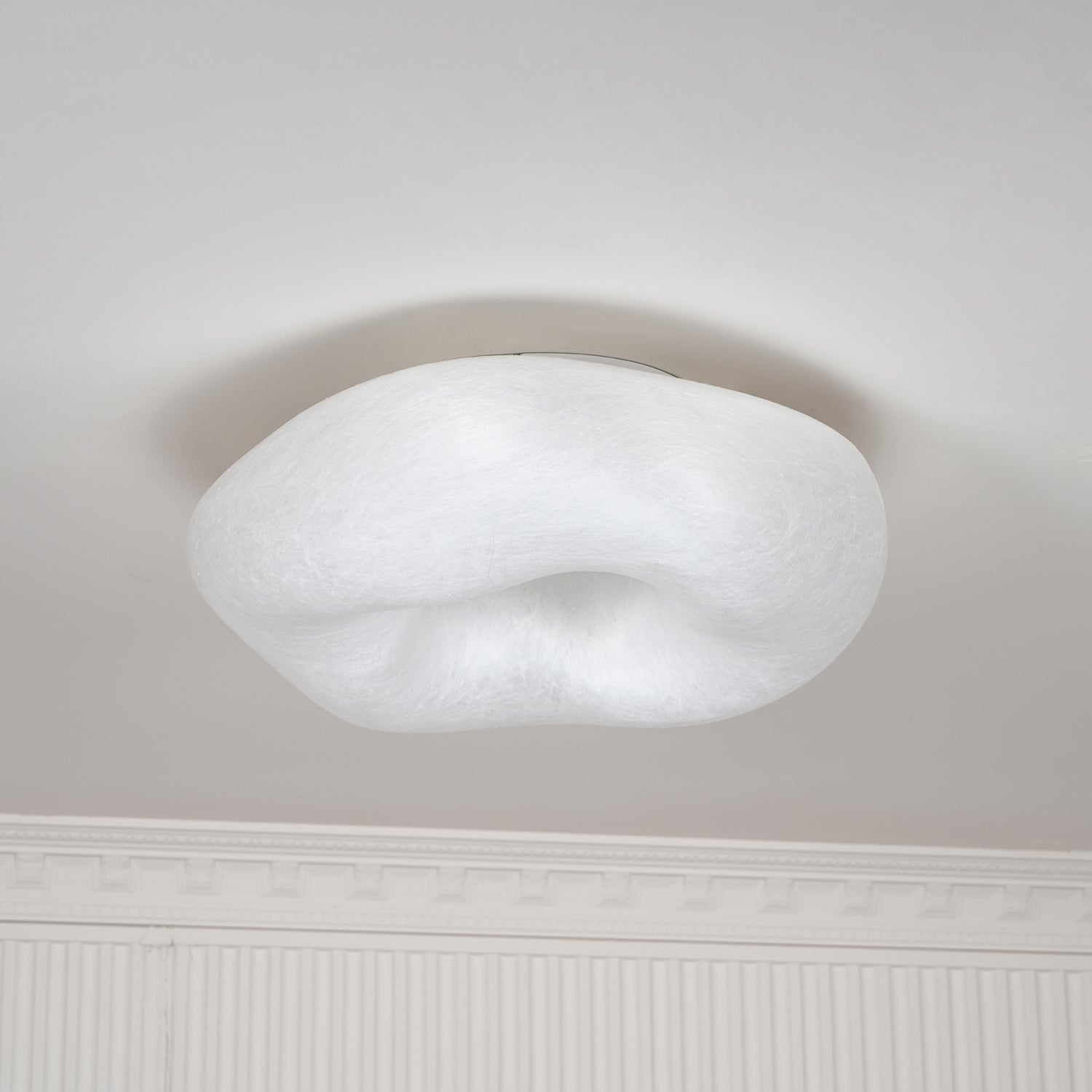 Calerelle Ceiling Lamp Cloud Shape Silk Elegant