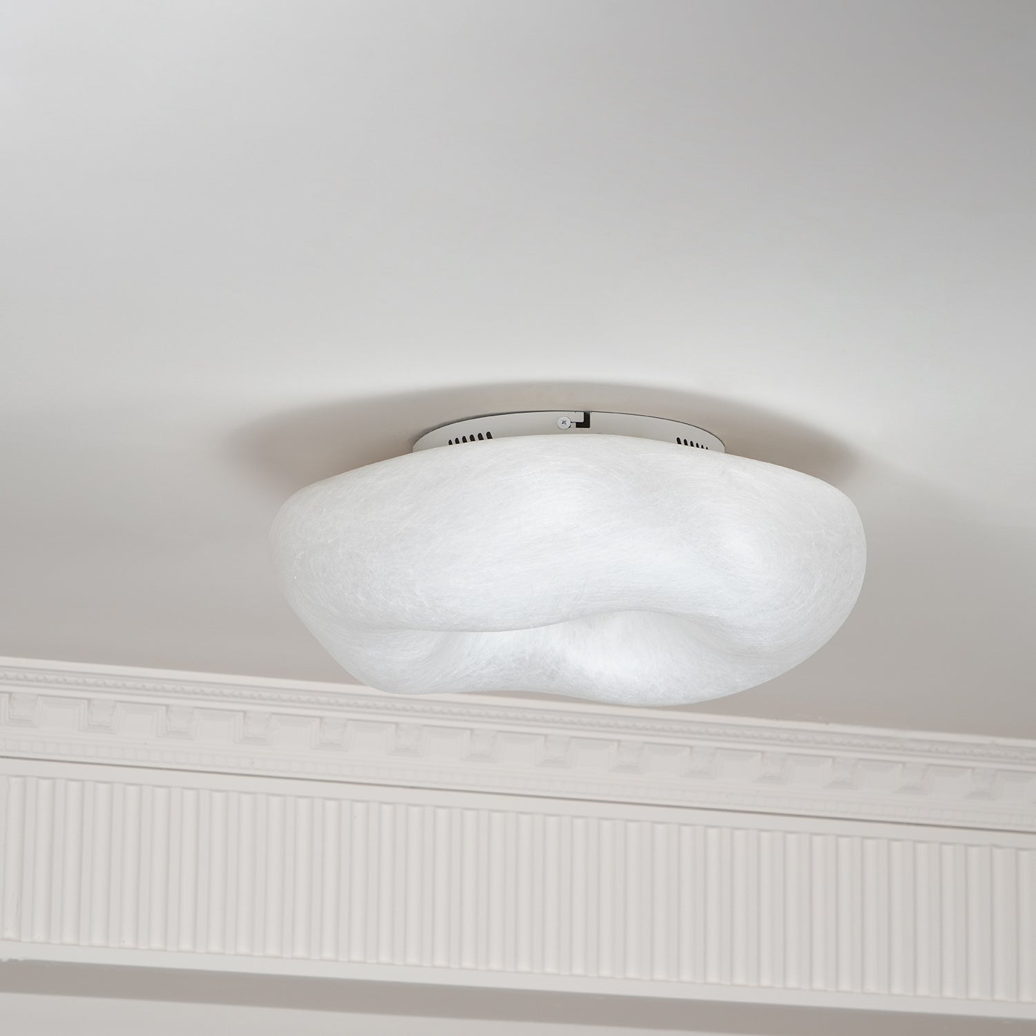 Calerelle Ceiling Lamp Cloud Shape Silk Elegant