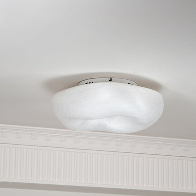 Calerelle Ceiling Lamp Cloud Shape Silk Elegant