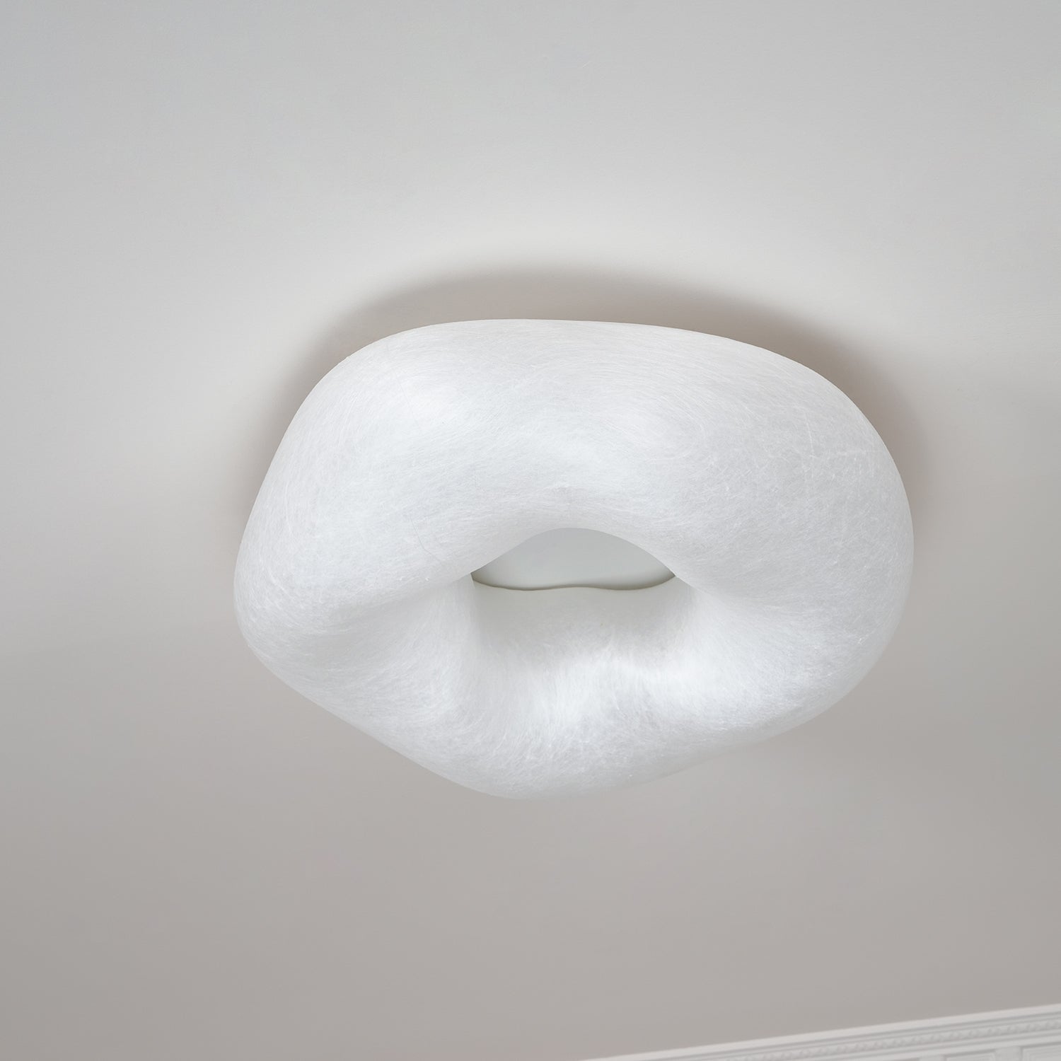 Calerelle Ceiling Lamp Cloud Shape Silk Elegant