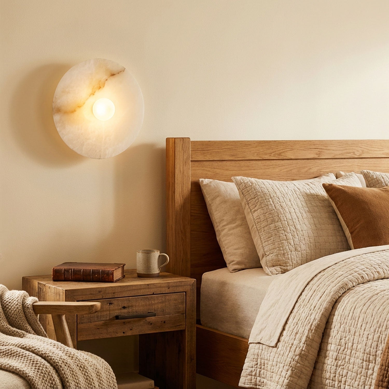 Nivaenne Core Alabaster Wall Lamp