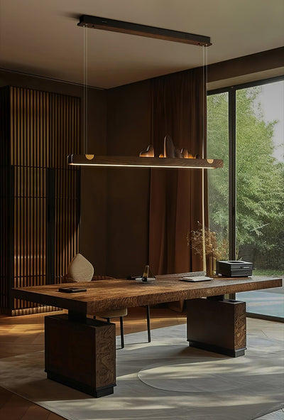 Elvaaine Modern Wood Pendant Light