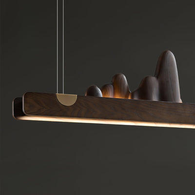 Elvaaine Modern Wood Pendant Light