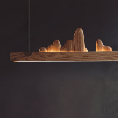 Elvaaine Modern Wood Pendant Light