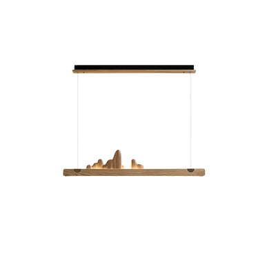 Elvaaine Modern Wood Pendant Light