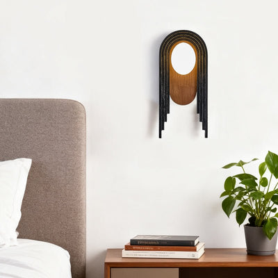 Zenith Arc Halo Art Deco Wall Sconce
