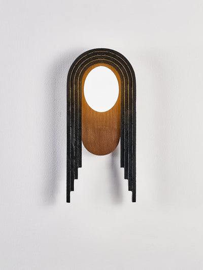 Zenith Arc Halo Art Deco Wall Sconce