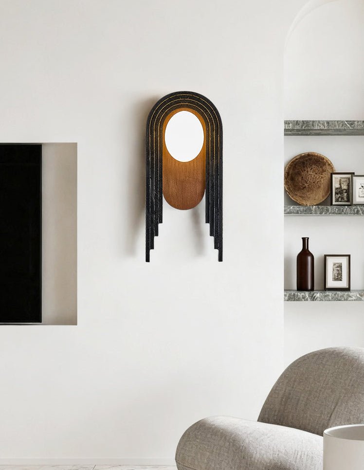 Zenith Arc Halo Art Deco Wall Sconce