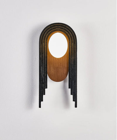 Zenith Arc Halo Art Deco Wall Sconce
