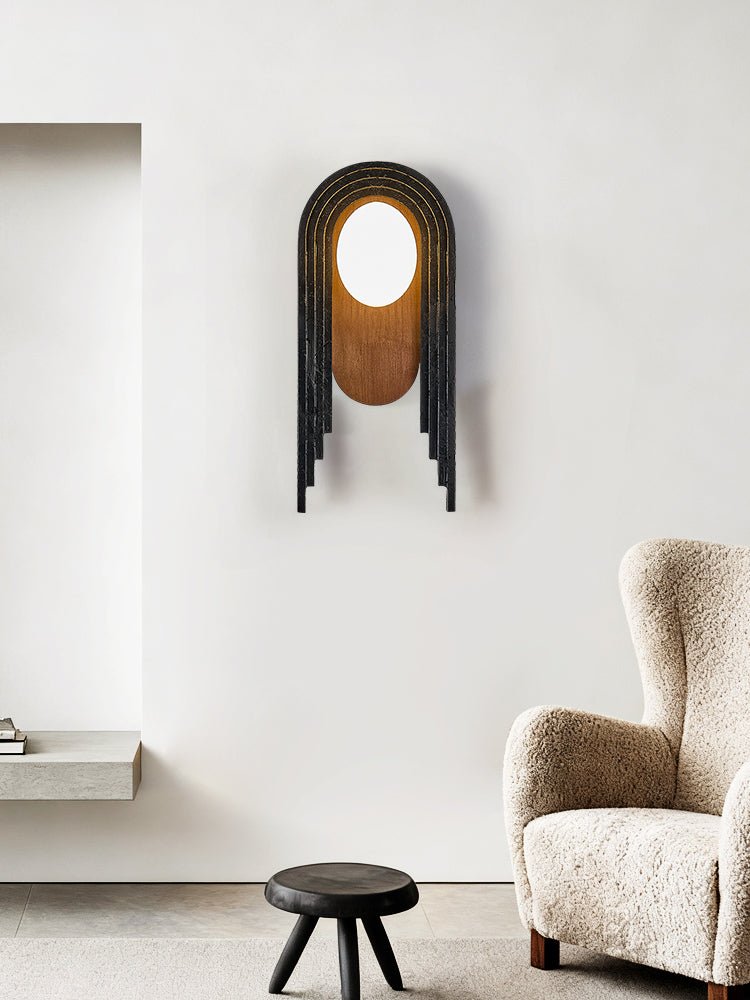 Zenith Arc Halo Art Deco Wall Sconce