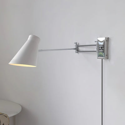 Wall Lamp Body and Shade Adjustable Arm Minimalist Modern - Neutral Decor
