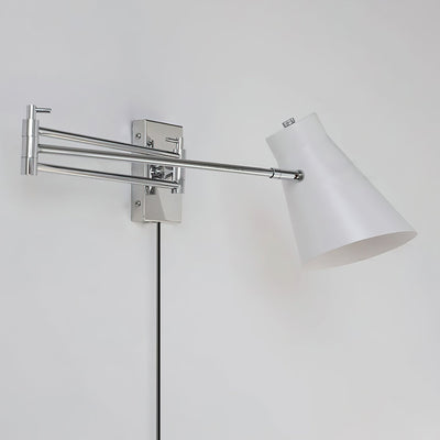 Wall Lamp Body and Shade Adjustable Arm Minimalist Modern - Neutral Decor