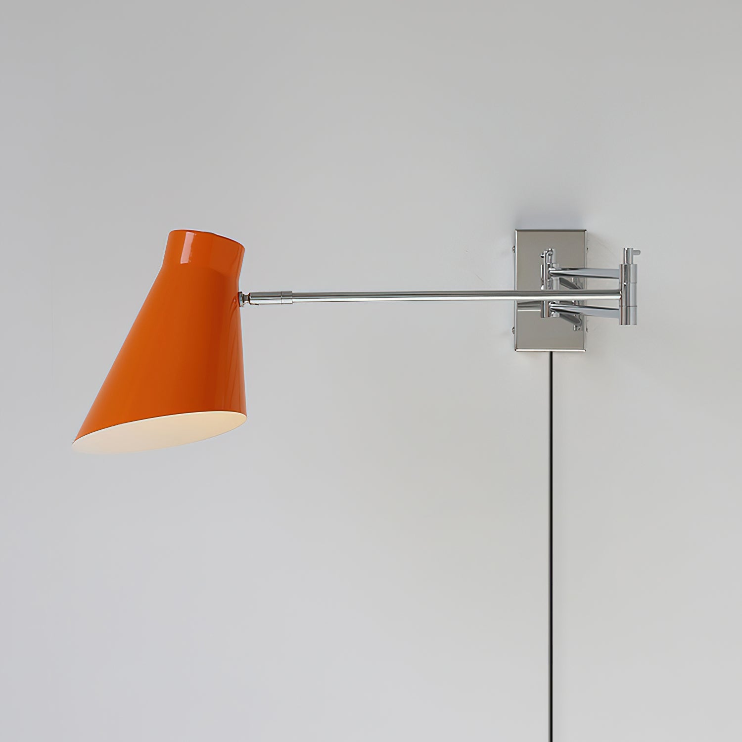 Wall Lamp Body and Shade Adjustable Arm Minimalist Modern - Neutral Decor