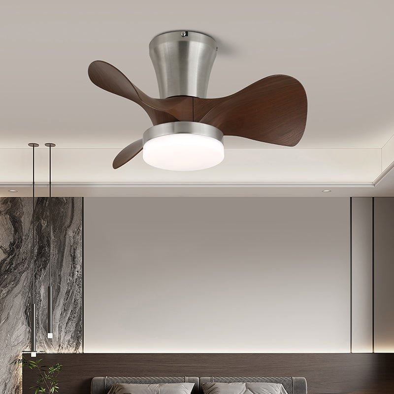 Luvora Minimalist Wood Ceiling Fan Light