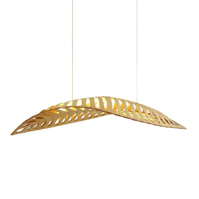 Veliren Leaf Wood Pendant Light