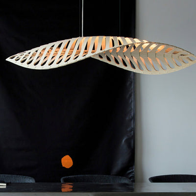 Veliren Leaf Wood Pendant Light