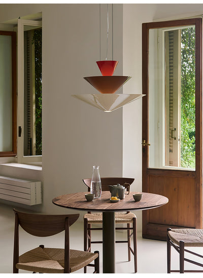 Pyramia Tiered Color Block Pendant Light