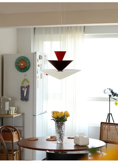 Pyramia Tiered Color Block Pendant Light