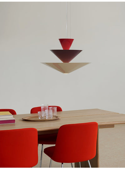 Pyramia Tiered Color Block Pendant Light