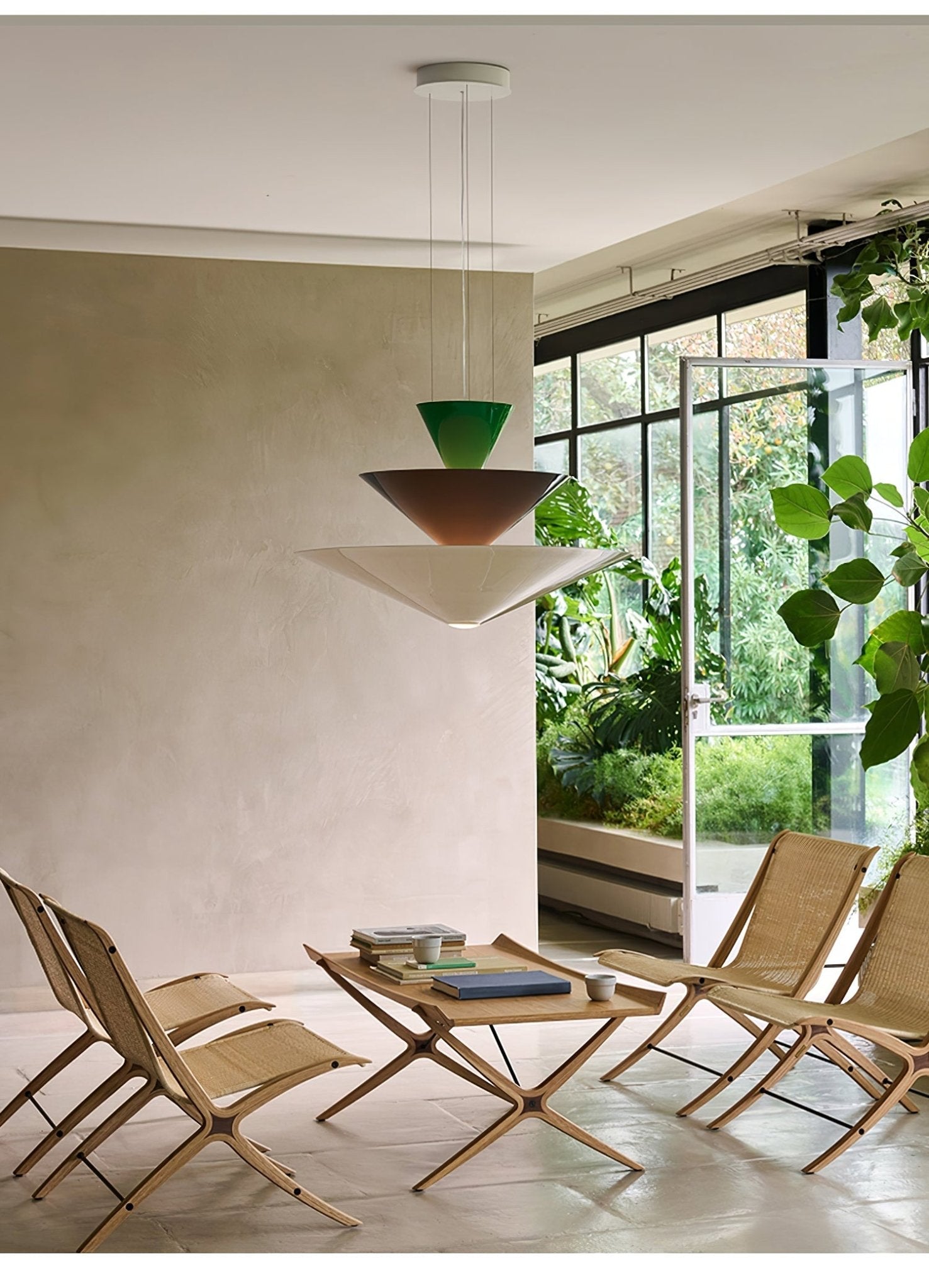 Pyramia Tiered Color Block Pendant Light