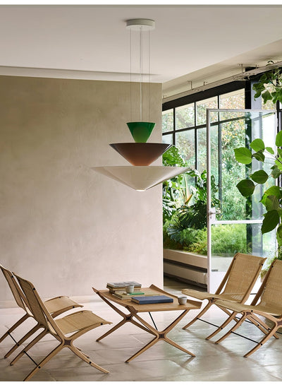 Pyramia Tiered Color Block Pendant Light