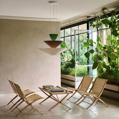 Pyramia Tiered Color Block Pendant Light