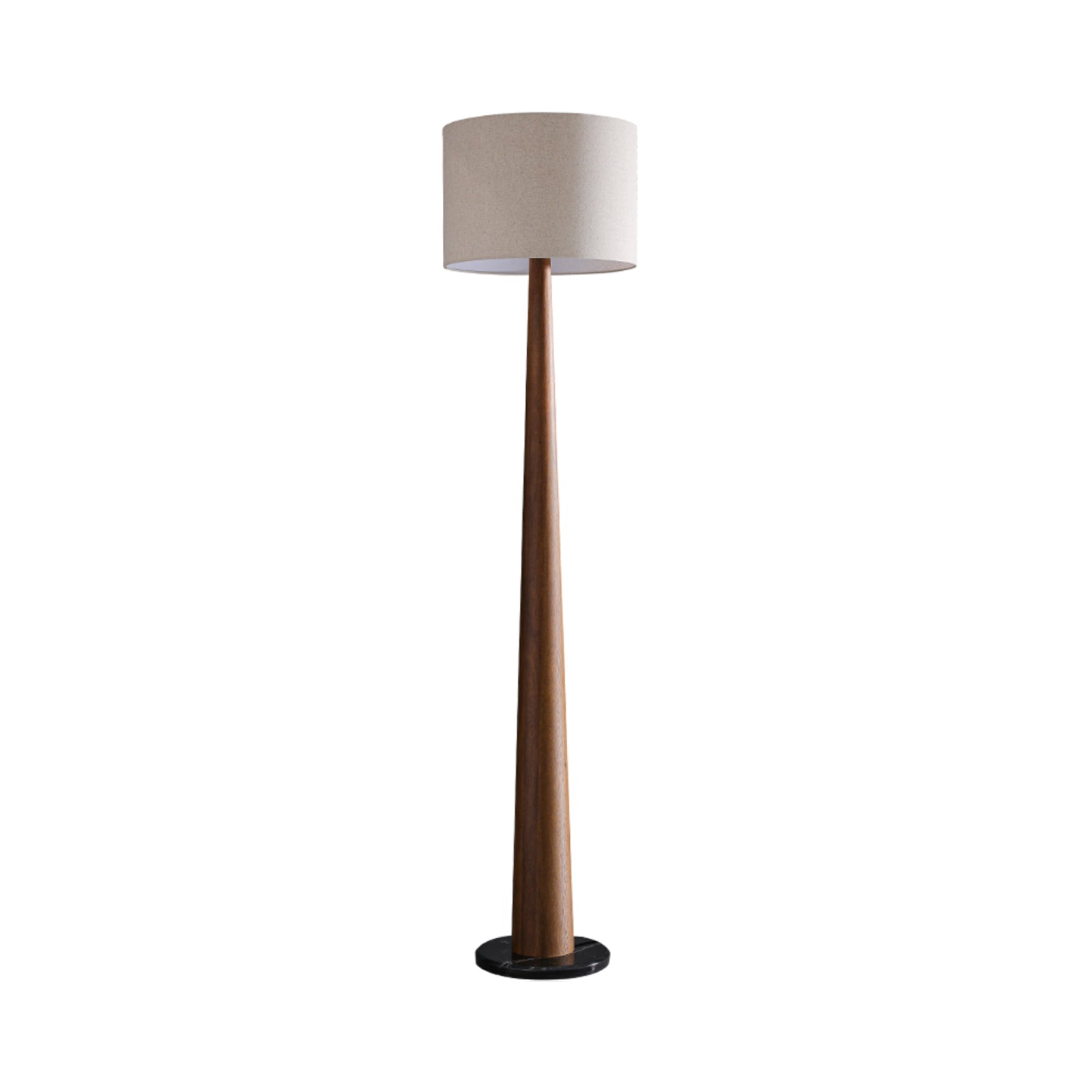 Ersilir Cylindrical Wood Floor Lamp