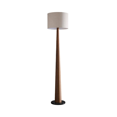 Ersilir Cylindrical Wood Floor Lamp