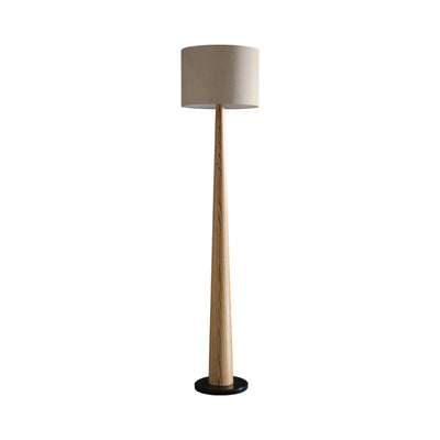 Ersilir Cylindrical Wood Floor Lamp