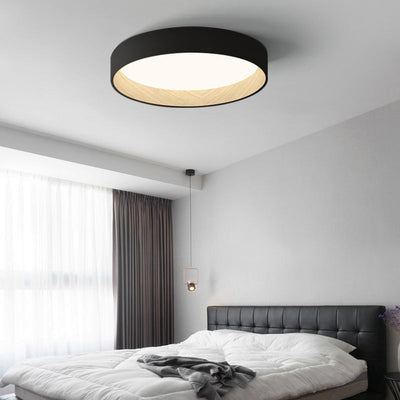 Arisha Modern Round Flush Mount Ceiling Light - Neutral Decor