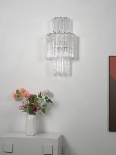 Celeriella Glacier Tier Glass Wall Light