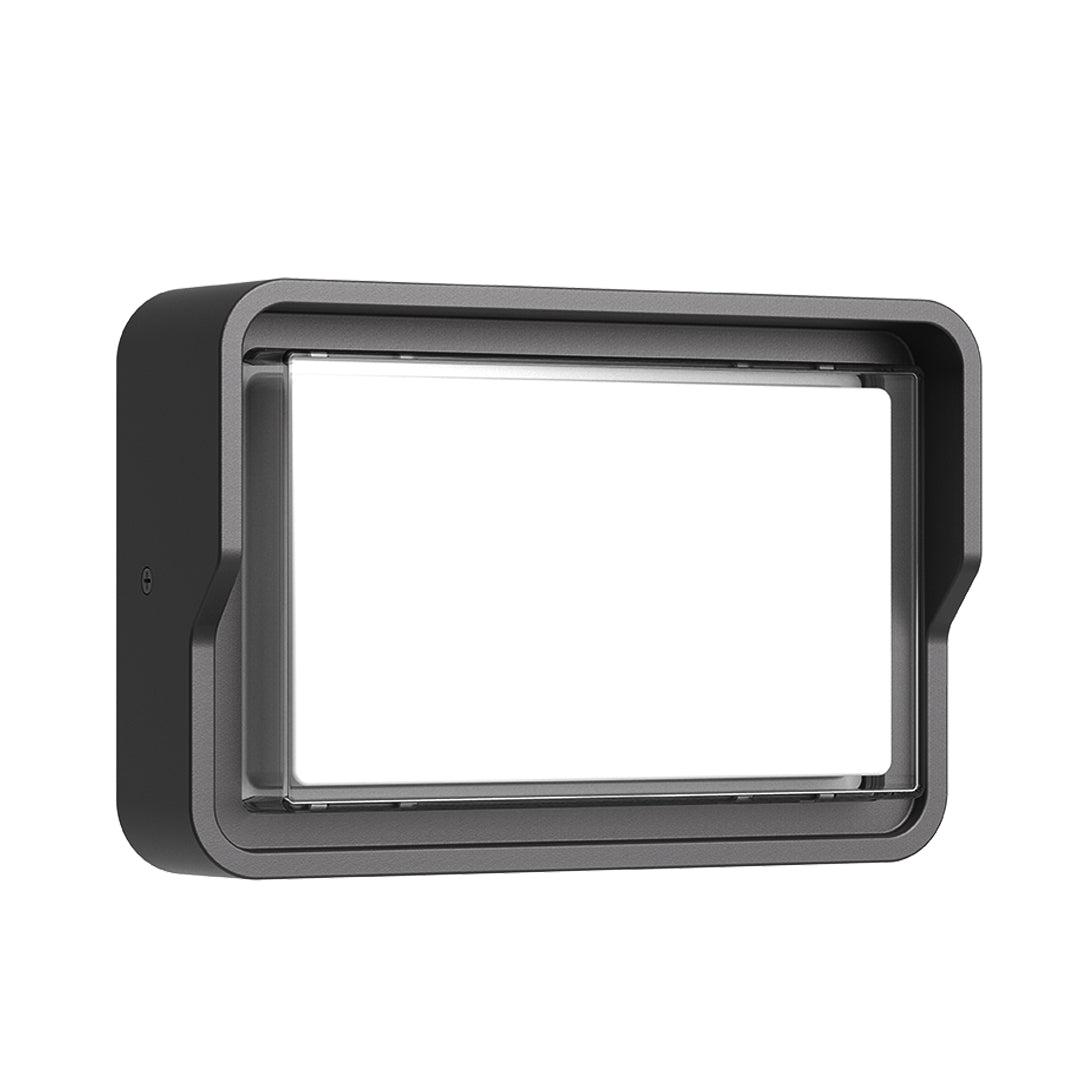 Stan Square Minimalist LED Aluminum Outdoor Wall Light