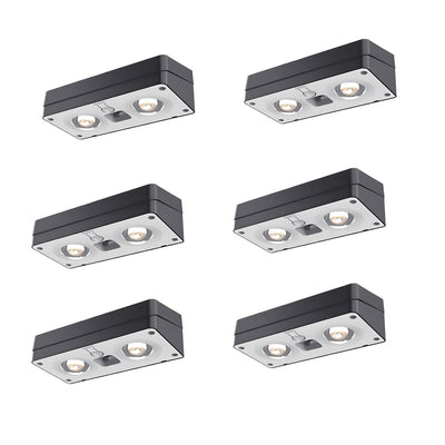 Wlla Square Multi-Color Ambient ABS Outdoor Wall Lights