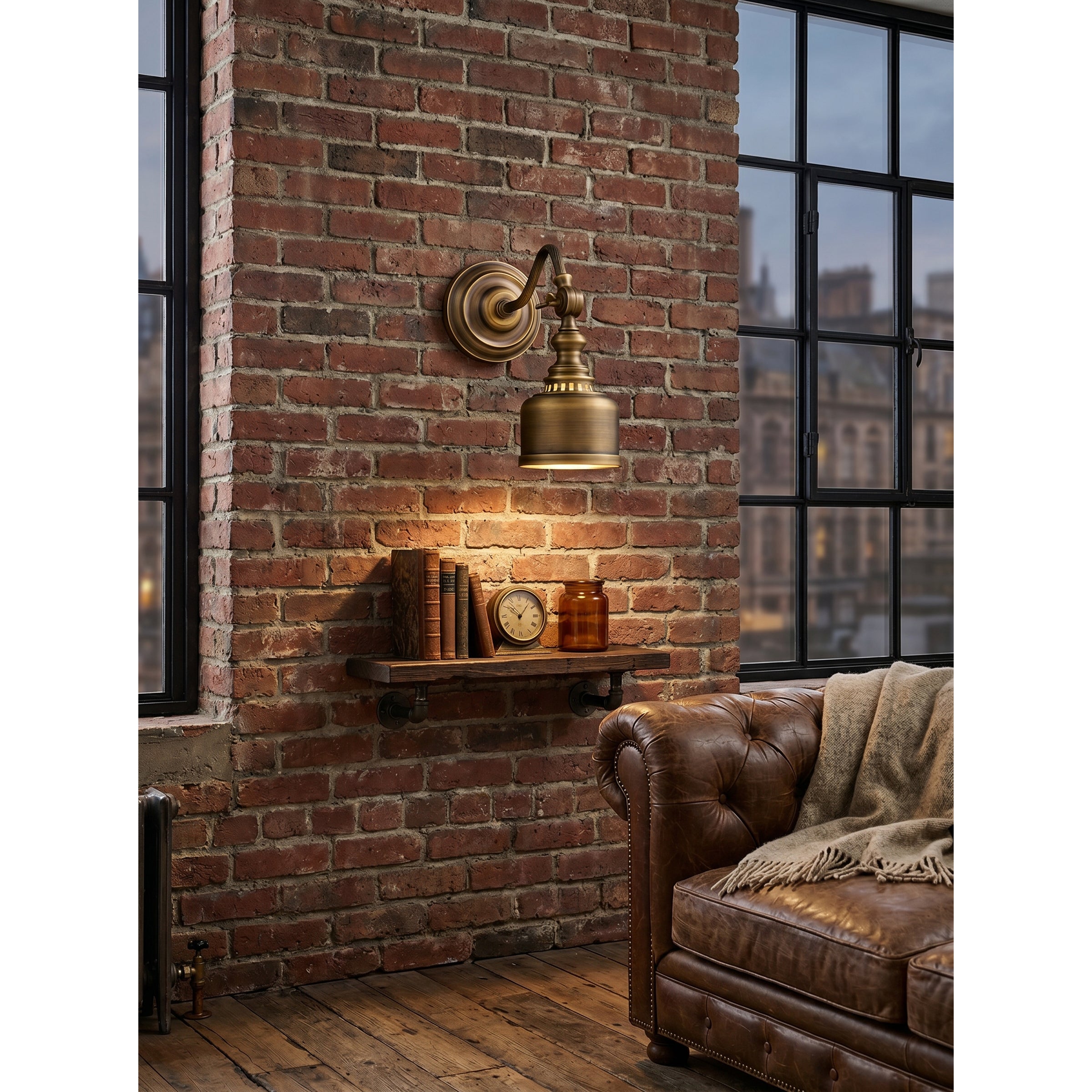 Cedarridge Gooseneck Indoor Wall Light