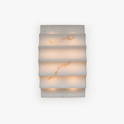 Dolax Tiered Alabaster Wall Lamp