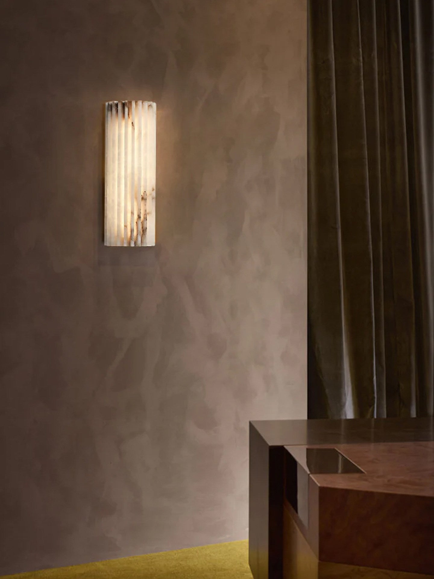 Willowfield Alabaster Indoor Wall Light