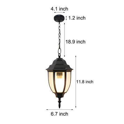 Saantha Antique European Aluminum Outdoor Chandeliers