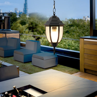 Saantha Antique European Aluminum Outdoor Chandeliers