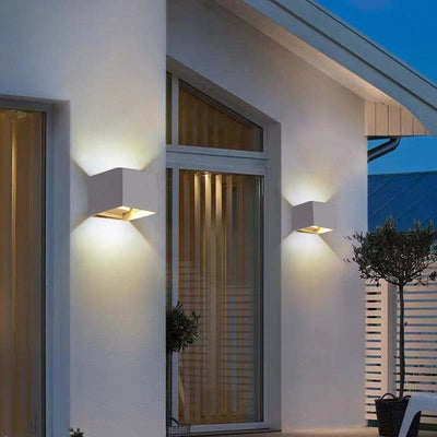Ray Modern Adjustable Square Outdoor Wall Lamp LED - Neutral Decor