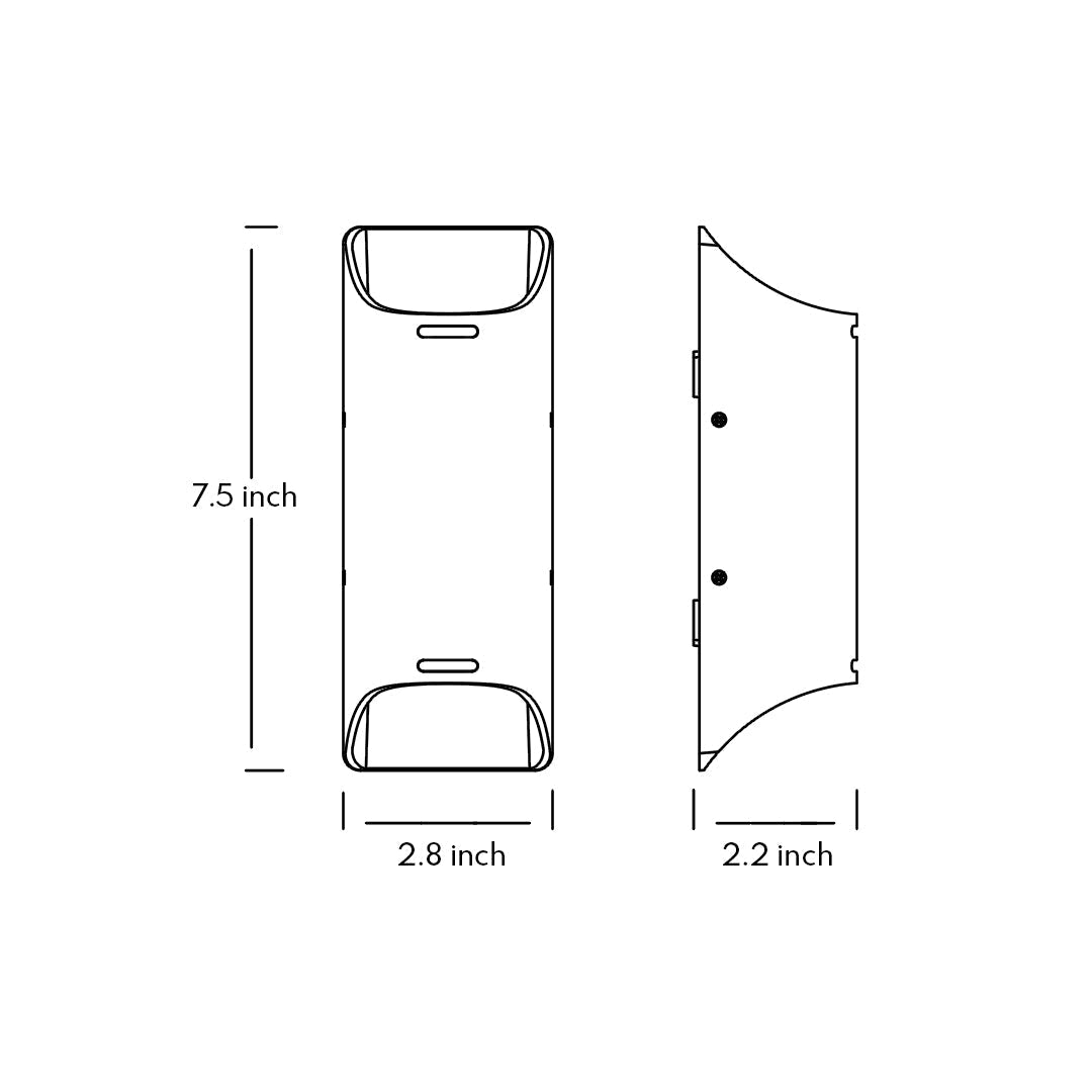 Harris LED Modern Aluminum Outdoor Wall Lights