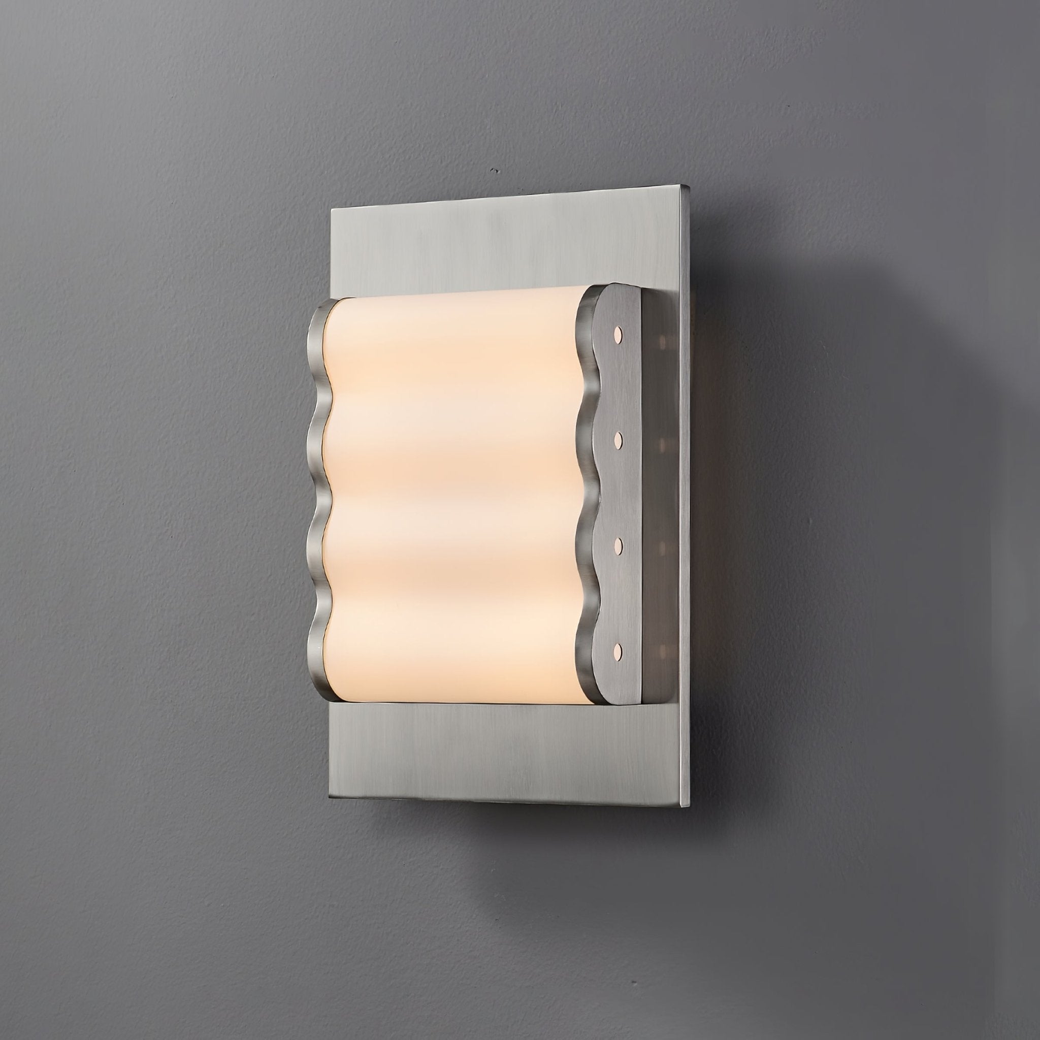 Wave Contemporary Fabric Wall lamp