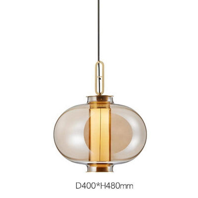 Uphaos Modern Minimalist Family Glass Pendant Light