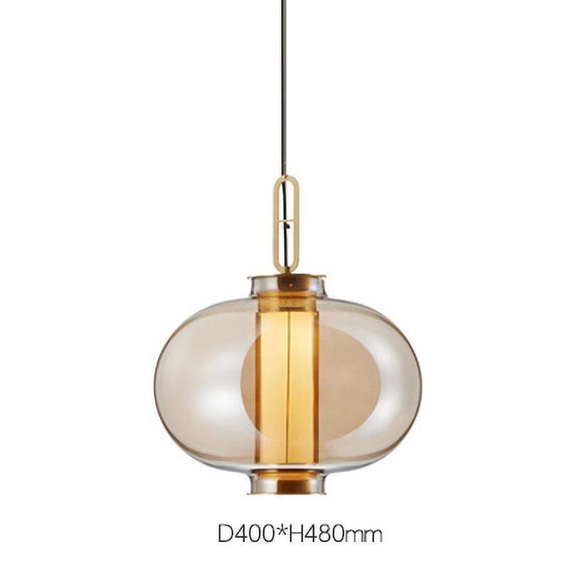 Uphaos Modern Minimalist Family Glass Pendant Light