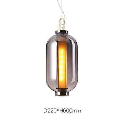 Uphaos Modern Minimalist Family Glass Pendant Light