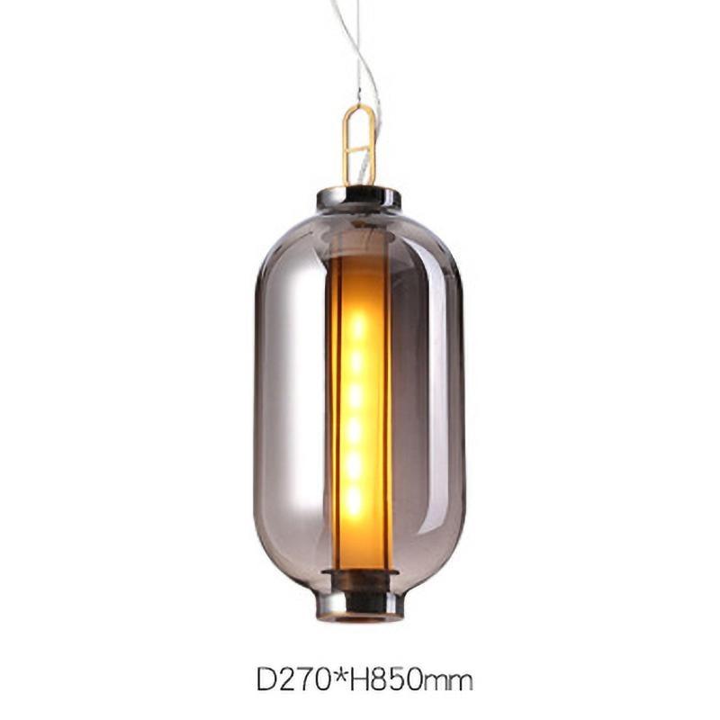 Uphaos Modern Minimalist Family Glass Pendant Light