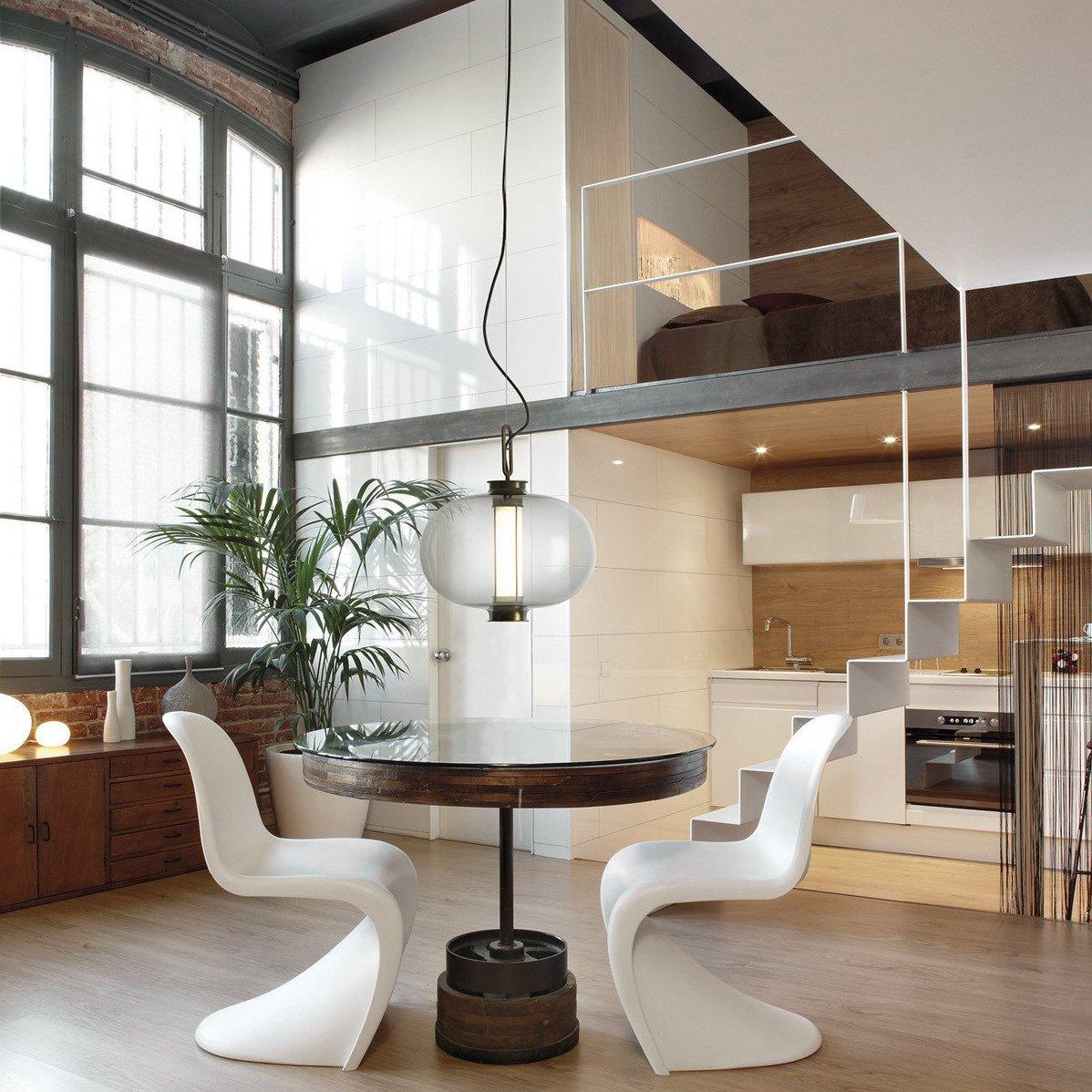 Uphaos Modern Minimalist Family Glass Pendant Light
