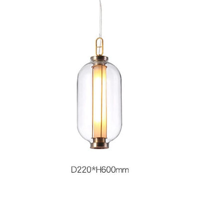 Uphaos Modern Minimalist Family Glass Pendant Light