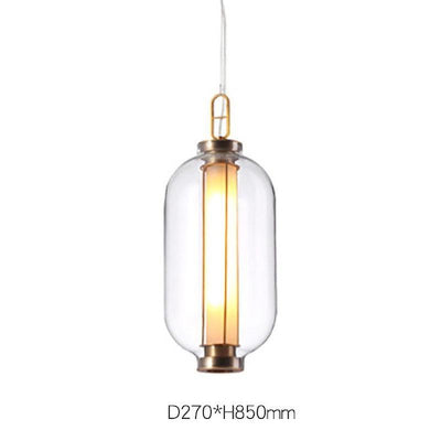 Uphaos Modern Minimalist Family Glass Pendant Light