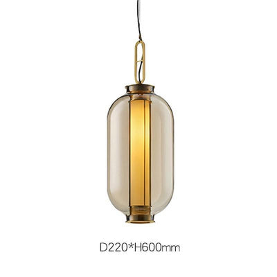 Uphaos Modern Minimalist Family Glass Pendant Light