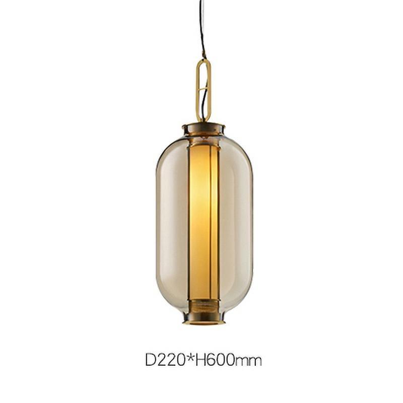 Uphaos Modern Minimalist Family Glass Pendant Light